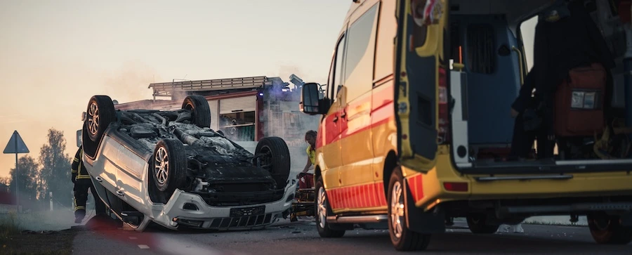 A rideshare accident lawyer is needed after a crash.